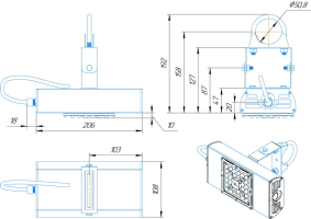 LED светильник SVT-STR-BM-30W-30'