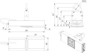 LED светильник SVT-STR-BM-45W-30'