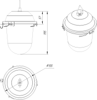 LED светильник SVT-STR-ZL-10W-IP54'