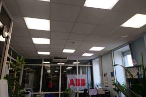 Модернизация освещения офисов HITACHI ABB